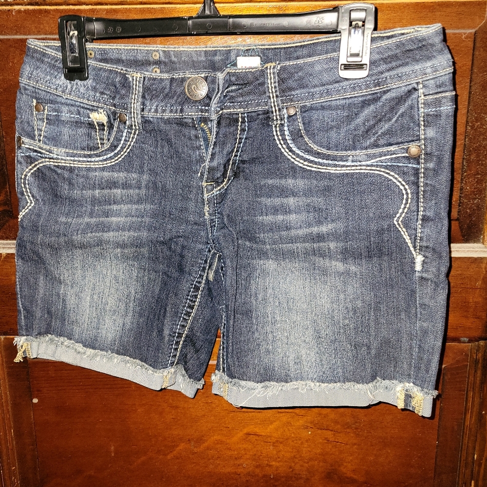 H2J Blue Jean Women's Shorts Lowrise